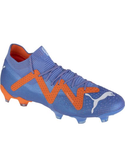 Světle modré pánské kopačky Puma Future Ultimate FG/AG