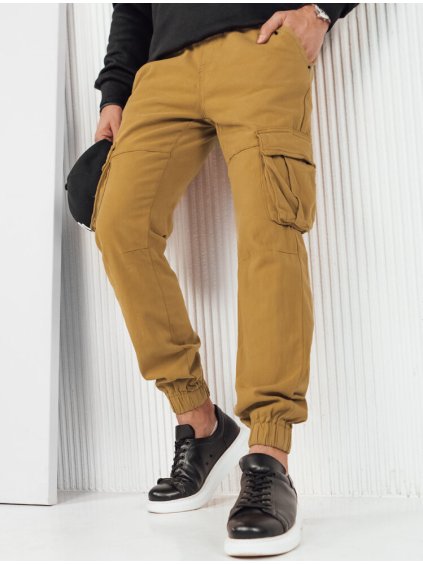 Khaki cargo kalhoty
