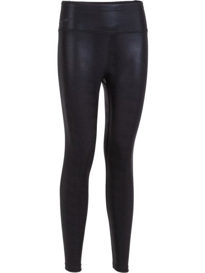 Černé lesklé legíny Joma Urban Street Long Tights