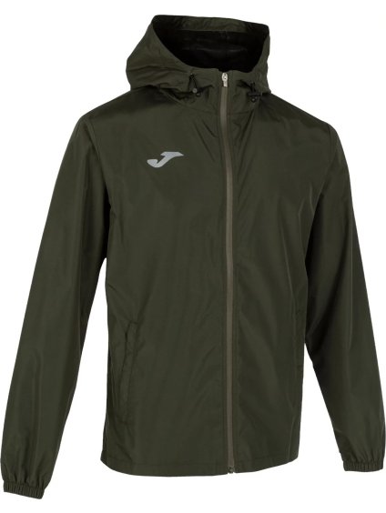 TMAVÁ KHAKI PÁNSKÁ SPORTOVNÍ BUNDA JOMA ELITE VII RAIN JACKET