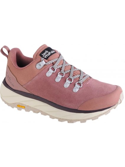 RŮŽOVÉ TURISTICKÉ BOTY JACK WOLFSKIN TERRAVENTURE URBAN LOW W