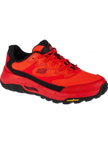 ČERVENÉ PÁNSKÉ TENISKY SKECHERS ARCH FIT SKIP TRACER - LYTLE CREEK