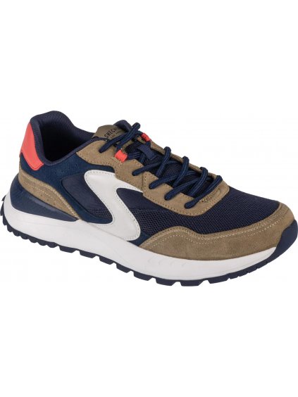 HNĚDO-MODRÉ PÁNSKÉ POHODLNÉ TENISKY SKECHERS FURY - FURY LACE LOW