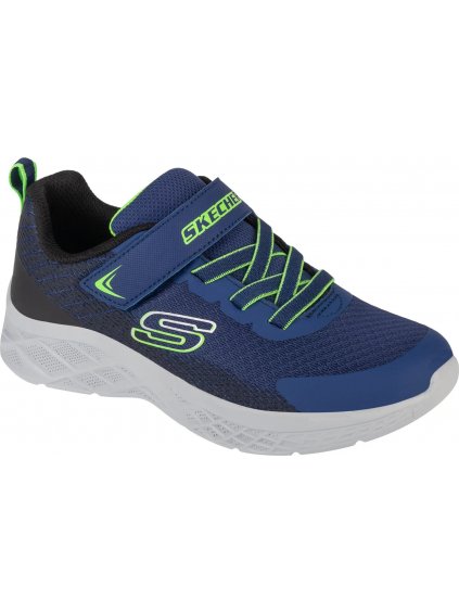 TMAVĚ MODRÉ CHLAPECKÉ TENISKY SKECHERS MICROSPEC II - ZOVRIX