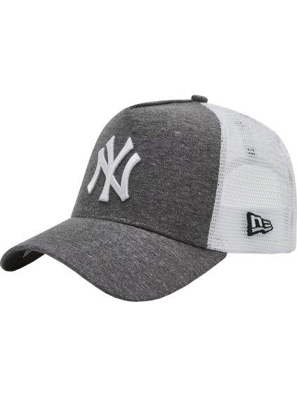 Tmavě šedá pánská kšiltovka New Era Jersey Ess 9FORTY New York Yankees Trucker Cap