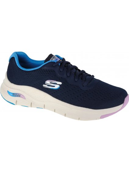 TMAVĚ MODRÉ DÁMSKÉ TENISKY SKECHERS ARCH FIT-INFINITY COOL