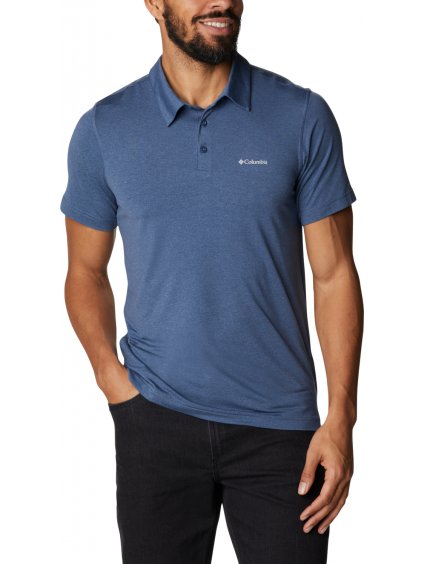 MODRÁ POLOKOŠILE COLUMBIA TECH TRAIL POLO SHIRT