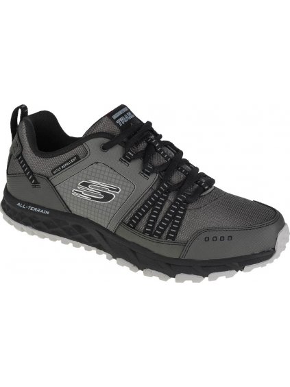 TMAVĚ ŠEDÉ SPORTOVNÍ BOTY SKECHERS ESCAPE PLAN