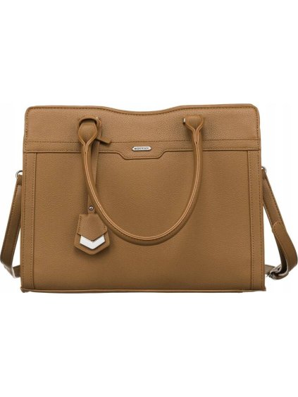 Rovicky světle hnědá elegantní shopper kabelka