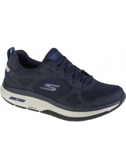 TMAVĚ MODRÉ PÁNSKÉ TENISKY SKECHERS GO WALK WORKOUT WALKER