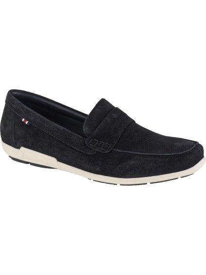 Černé pánské mokasíny Rieker Moccasins 09050-14