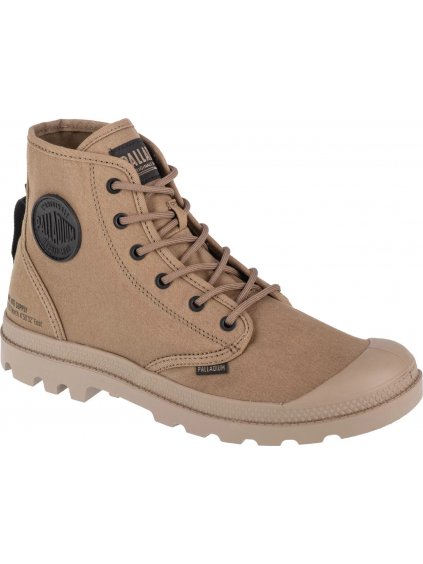 KHAKI KOTNÍKOVÉ TENISKY PALLADIUM PAMPA HI HTG SUPPLY