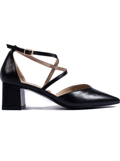 Černé lodičky do špičky