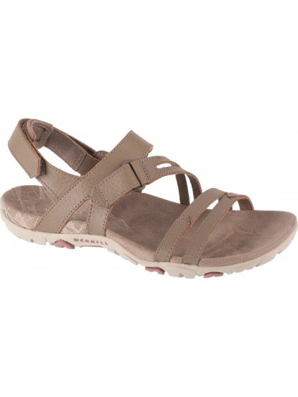 TMAVĚ BÉŽOVÉ SANDÁLY MERRELL SANDSPUR ROSE CONVERT W SANDAL