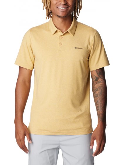 ŽLUTÉ PÁNSKÉ POLOTRIČKO COLUMBIA TECH TRAIL POLO SHIRT