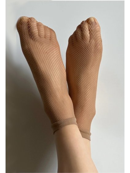 Síťované silonkové ponožky Veneziana Rete (Barva černá, Velikost ONE SIZE)