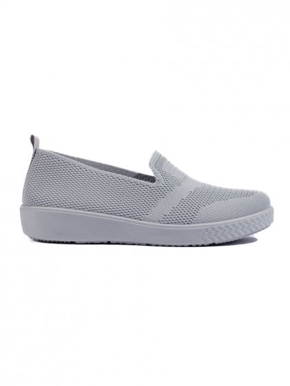 NAZOUVACÍ ŠEDÉ TENISKY SLIP ON