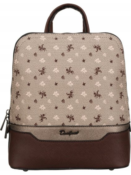 David Jones Béžový vzorovaný batoh (Velikost ONE SIZE)