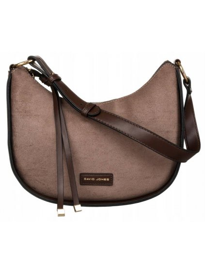 DAVID JONES HNĚDÁ ELEGANTNÍ CROSSBODY KABELKA