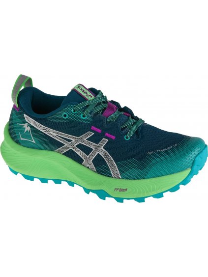 TMAVĚ ZELENÉ TRAILOVÉ BOTY ASICS GEL-TRABUCO 12