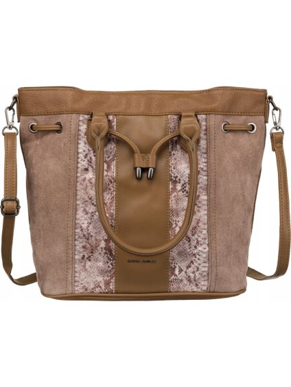David Jones světle béžová shopper kabelka se zvířecím vzorem