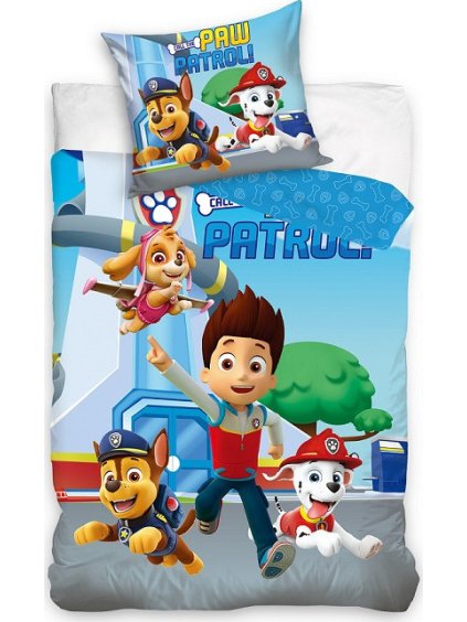 Dětské barevné povlečení Paw Patrol (Velikost ONE SIZE)