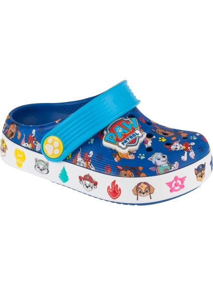 Modré chlapecké nazouváky Crocs Paw Patrol Crocband IV Clog T