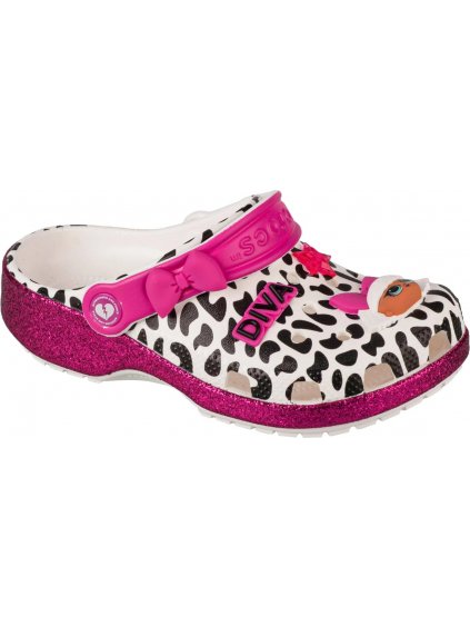 DÍVČÍ VZOROVANÉ NAZOUVÁKY CROCS LOL SURPRISE DIVA GIRLS CLASSIC CLOG