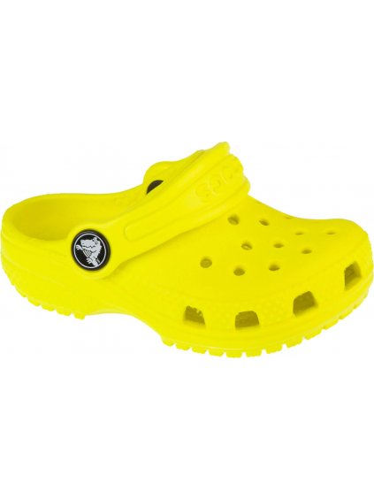 ŽLUTÉ DĚTSKÉ NAZOUVÁKY CROCS CLASSIC CLOG KIDS T