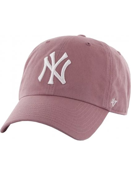 RŮŽOVÁ DÁMSKÁ KŠILTOVKA 47 BRAND NEW YORK YANKEES MLB CLEAN UP CAP