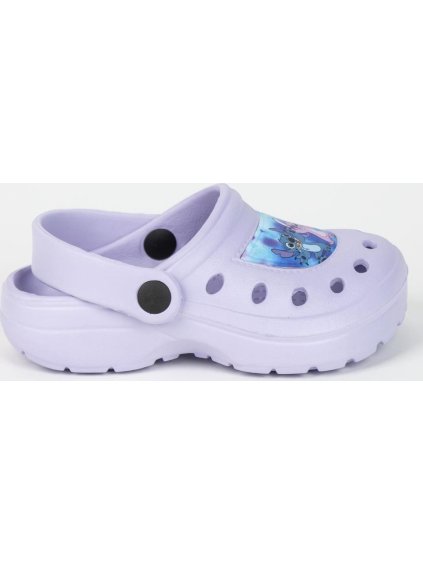 Světle fialové dívčí crocs Disney - Stitch
