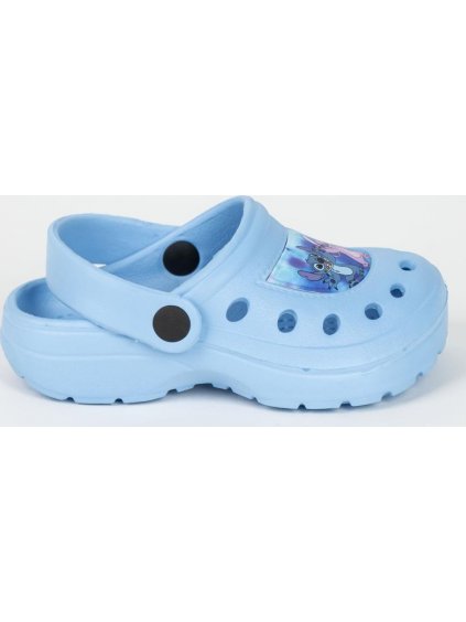 SVĚTLE MODRÉ DÍVČÍ CROCS DISNEY - STITCH