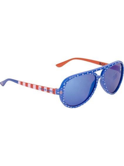 Modré chlapecké sluneční brýle Marvel Captain America (Velikost ONE SIZE)
