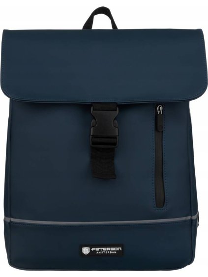 Peterson Tmavě modrý pevný sportovní batoh