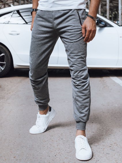 Světle šedé pánské tepláky