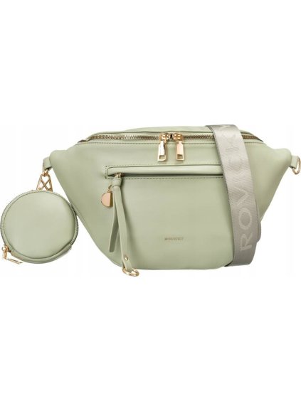 Rovicky Světle zelená ledvinka s peněženkou