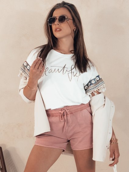 Růžové kraťasy CITYCHIC