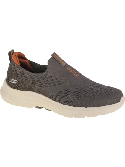 Hnědé pánské tenisky Skechers Go Walk 6