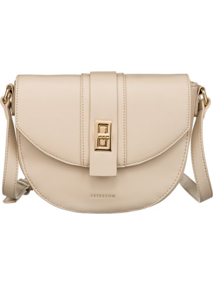 Peterson Béžová crossbody kabelka ve tvaru podkovy