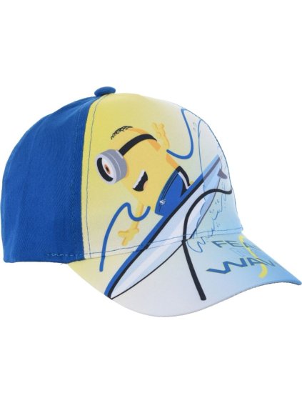 Modro-bílá chlapecká kšiltovka Minions (Velikost 52)