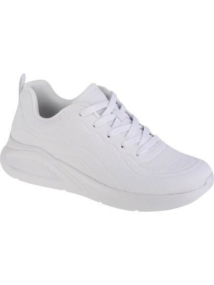 Bílé dámské tenisky Skechers Bobs Sport Buno - How Sweet (Velikost 36)