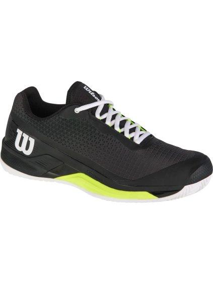 Černé pánské tenisky Wilson Rush Pro 4.0 Clay (Velikost 43 1/3)