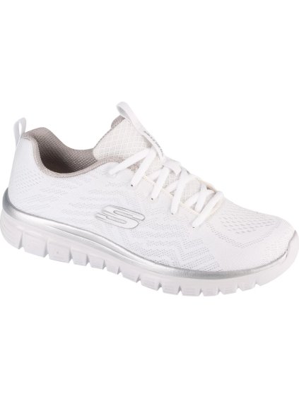 Bílé dámské tenisky Skechers Graceful - Get Connected (Velikost 36)