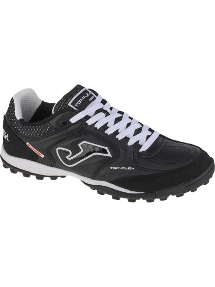 Černá kožená obuv na fotbal Joma Top Flex 2121 TF