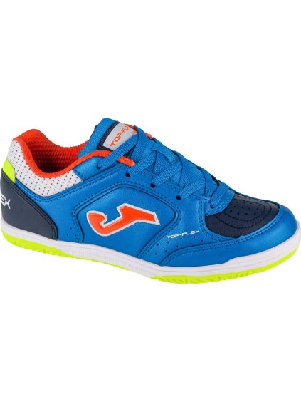 Modré sálové tenisky Joma Top Flex Jr 2494 IN