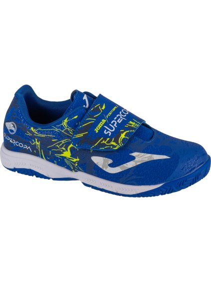 Modré sálové tenisky Joma Super Copa Jr 2404 IN
