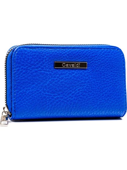 4U Cavaldi modrá peněženka s texturou M784