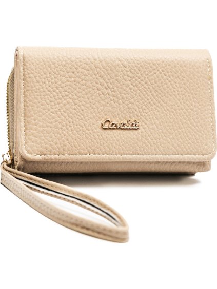 4U Cavaldi Béžová střední peněženka M769