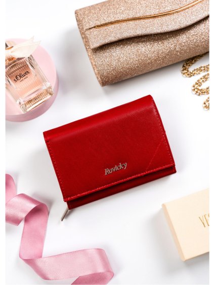 Rovicky červená malá dámská peněženka V284