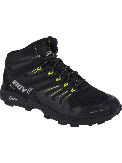 Černé turistické kotníkové boty Inov-8 Roclite 345 GTX V2 (Velikost 41,5)